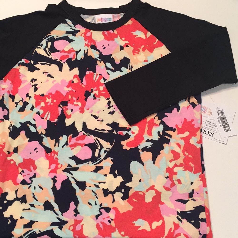NEW LuLaRoe Randy Baseball Tee